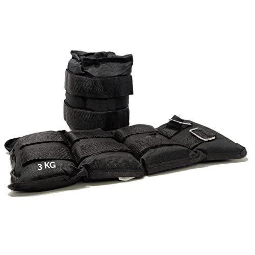 FFitness Pols- en enkelgewichten (2 x 3 kg) met verstelbare riem