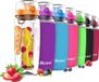 Unyqoos Bouteille d'eau avec filtre à fruits, 945 ml, Orange