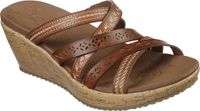 Skechers Beverlee Tiger Posse Dames Sandalen - Bruin - Maat 37
