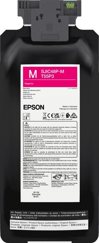 Epson SJIC48P-M inktcartridge magenta (origineel)