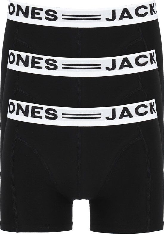 JACK & JONES SENSE TRUNKS 3-PACK NOOS Men's Boxers - Black - Size XXL