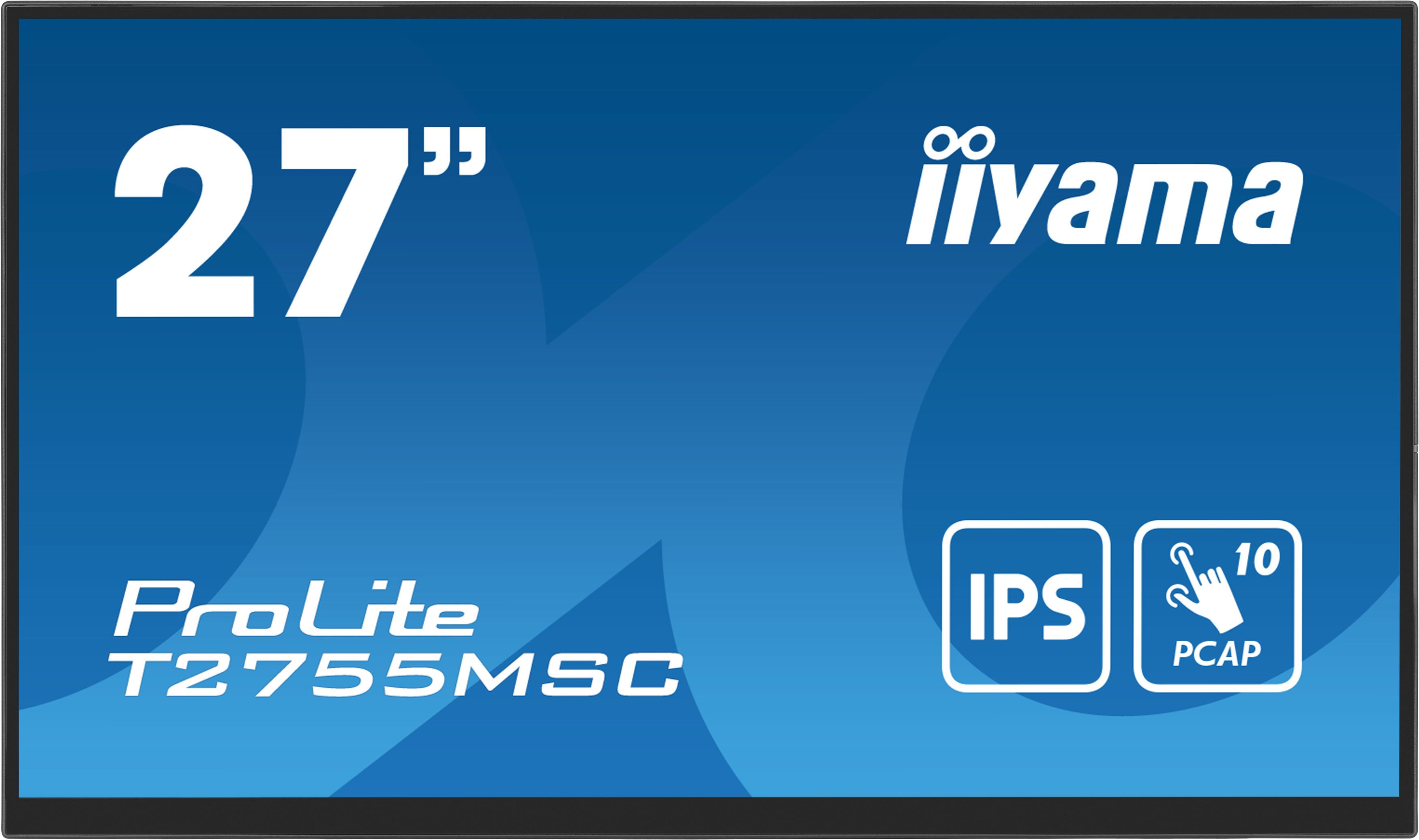 iiyama ProLite T2755MSC-B1 27" Full HD IPS Touchscreen Monitor