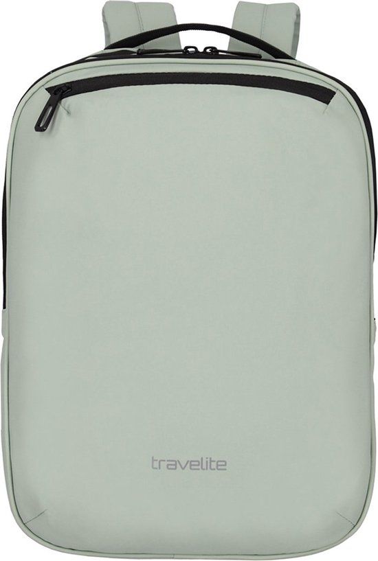 Travelite Basics Backpack - Light Green - 12L - 15 inch Laptop Compartment
