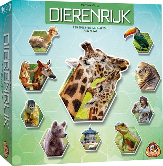 White Goblin Games Dierenrijk - familiespel - 1 tot 5 spelers - 120 minuten - Vanaf 12 jaar