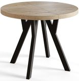 ALPİ Halifax Ronde Tafel Uitschuifbare, Eettafel, Diameter 90 cm - 190 cm, Verzameling Ovo