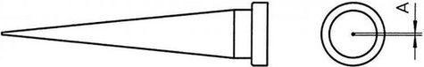 Weller LT T Soldering Tip Conical Length Soldering Tip: 13 mm Content: 1 piece(s)