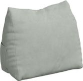 vidaXL Rugkussen - Lichtgrijs - 45 x 20 x 35 cm - Corduroy stof