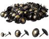 IPEA Behangspijkers - 200 stuks - bouten decoratieve klinknagels voor meubels bekleding - metalen naalden voor stoel - kleur brons en goud - 20 x 12 mm