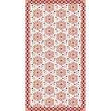 Venilia Venisol Salsa, 54390, antislip tegel-look, zacht pvc-tapijt, keukenmat, vloermat, vinyltapijt, keukenloper, vloerbescherming, 65 x 120 cm, rood