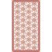 Venilia Venisol Salsa, 54390, antislip tegel-look, zacht pvc-tapijt, keukenmat, vloermat, vinyltapijt, keukenloper, vloerbescherming, 65 x 120 cm, rood