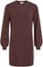 VILA VIRIL L/S VOLUME SLEEVE KNIT DRESS-NOOS Robe courte Femme Grain de café