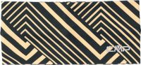 CMP Hoofdband voor vrouwen, Polyester, Gestreept, Beige/Zwart, One Size