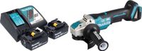 Makita DGA 520 RGX1 accu haakse slijper 18 V 125 mm X-LOCK Brushless + 2x accu 6.0 Ah + lader