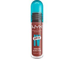 NYX Professional Make Up Lip IV Drippin' Nude Hydraterende Lipgloss + Stain