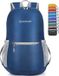 ZOMAKE Opvouwbare Rugzak 20 L, Blauw
