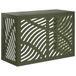 VidaXL Airconditioner hoes olijfgroen 90 x 40 x 60 cm staal