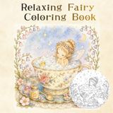 Relaxing Fairy Coloring Book