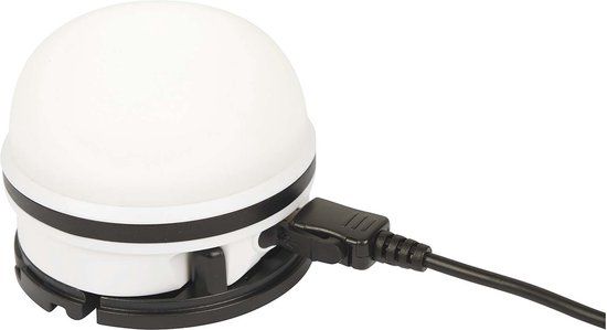 Bo-Camp Hanglamp Kuma - Siliconen - Wit - Oplaadbaar - 200 Lumen