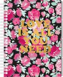 Kangaro Schrijfblok - 4 in 1 blok - Pink Mint Retro - A5 - Lijn