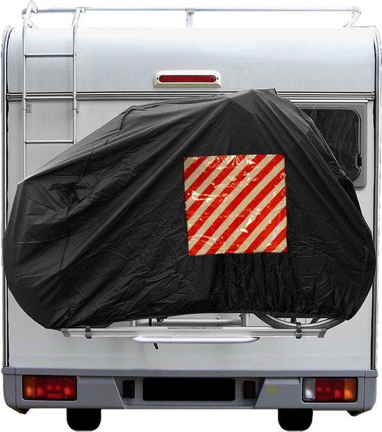 ProPlus Caravan/camper fietsen beschermhoes 150 x 122 cm - Zwart
