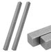 Barres d'acier carrées, lot de 2, dimensions 1,9 x 1,9 x 30 cm, étirées à froid