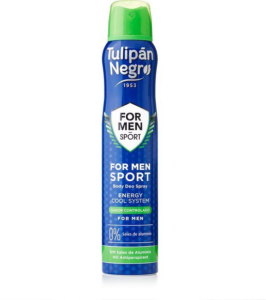 Tulipán Negro Deodorant Spray For Men Sport - 200 ml