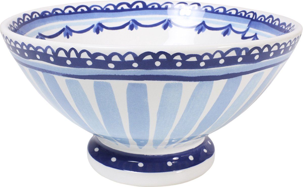 Blond Amsterdam Delfts Blond: Vintage Schaal 21cm - Blauw