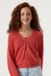 Garcia Girls Effen Vest Rood Lange mouw