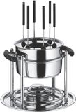 Ibenzoa® Complete 11-delige Fondueset voor 6 Personen met Inductiegeschikte Fonduepan