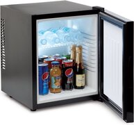 Technomax TP20N minibar koelkast - 20 liter - compleet geruisloos - omkeerbare deur - binnenverlichting zwart