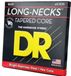 DR Strings TMH-45 LONG NECKS Tapered RVS cordes de guitare basse