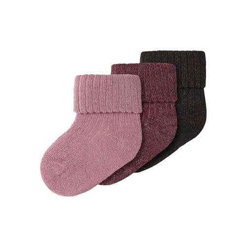 NAME IT BABY gebreide sokken (set van 3)