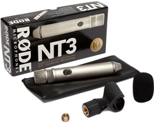 RØDE NT3 - 3/4 Condenser microphone incl RM3 WS3