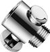 Merkloos Afsluitkraan Douchekop - Waterregelaar Snel - Waterbesparing Douche - Eenvoudige Installatie - 30x30x50 mm - Chroom