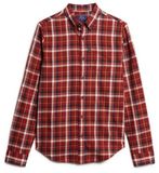 Superdry - Vintage geruit overhemd van biologisch katoen - Heren - Lange mouwen shirts