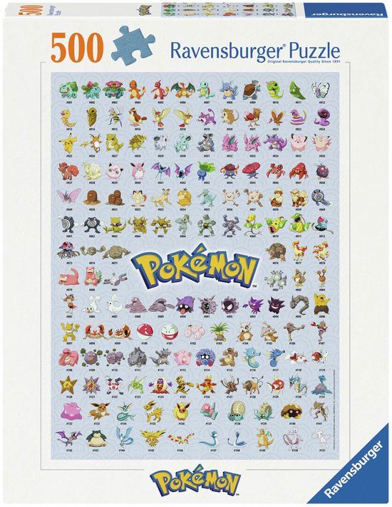 Ravensburger Puzzel Pokémon - Legpuzzel - 500 stukjes