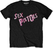 Rock Off Sex Pistols - Multi-Logo Heren T-shirt - S - Zwart