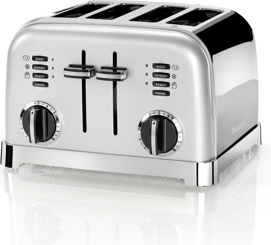 Cuisinart 4-Sleufs Broodrooster - Zilver - CPT180SE
