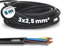 Kalitec 5 meter H07RN-F 3x2,5 mm² rubberkabel