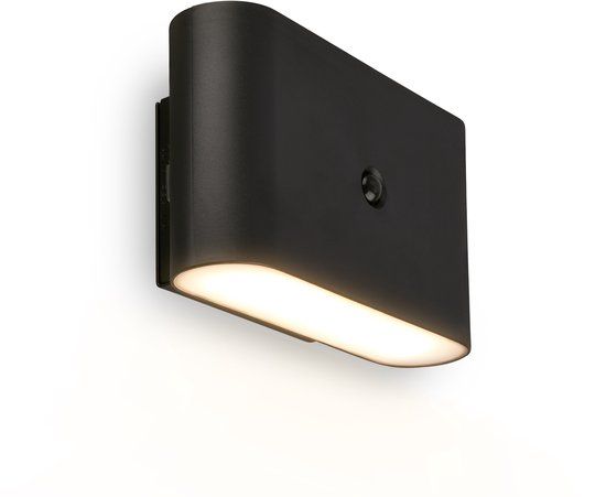 Briloner Chet LED Wandlamp oplaadbaar met bewegingssensor - Zwart