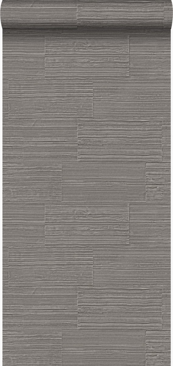 Origin Wallcoverings behang natuursteen motief taupe - 347573 - 53 cm x 10,05 m