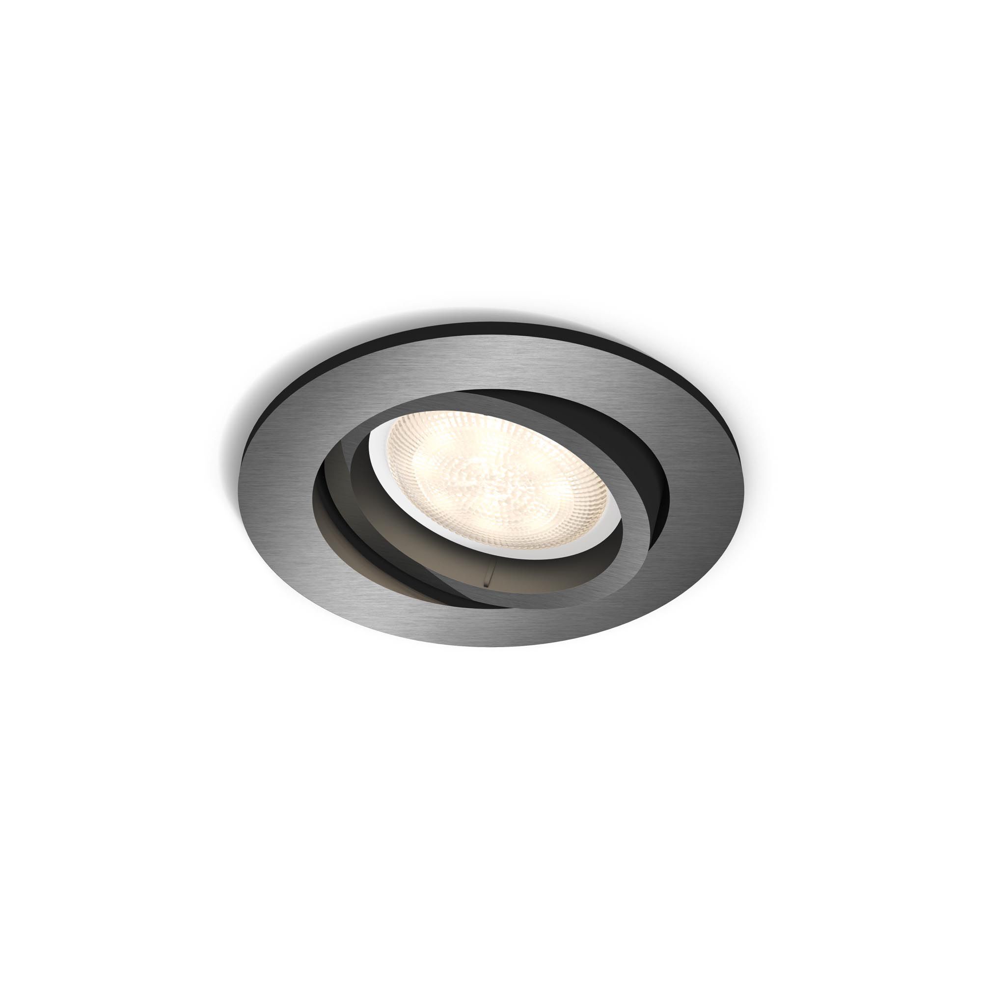 Philips myLiving SHELLBARK grey LED Recessed spot light