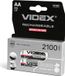 VIDEX HR6 Ni-MH batterij, 2100mAh, 2 stuks, blisterverpakking