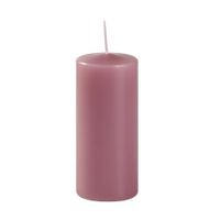 12 Cereria Di Giorgio 12 stompkaarsen, diameter 5 cm, hoogte 15 cm, kleur pruim, brandduur 48 uur, niet geparfumeerd