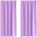vidaXL Rideaux occultants à œillets 2 pièces Violet 175 x 140 cm Polyester
