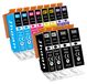 Canon 12-delige verpakking XXL cartouches d'encre pour PGI-580 CLI-581