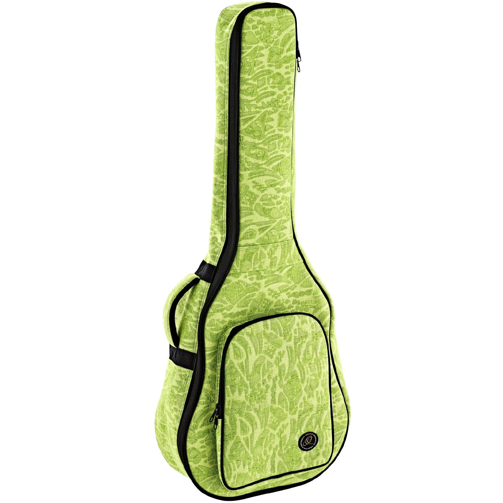Ortega OGBAC-DN-GRJ - Gigbag voor dreadnought gitaar - Green Jean