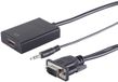 S-Impuls VGA Stecker /HDMI A Buchse + 3,5mm Klinke 0,15m