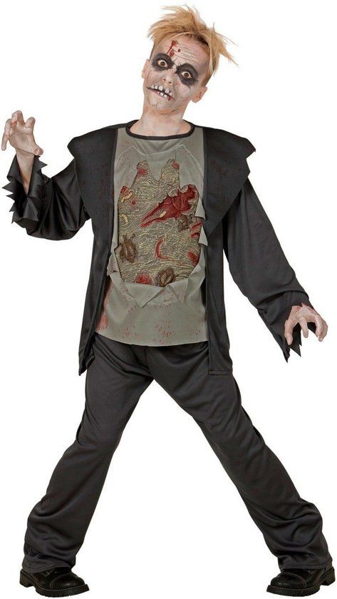 Widmann Zombie Kostuum Zombie Pieter Jongen Small / Medium Carnaval kostuum Verkleedkleding
