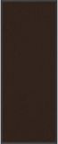 vidaXL Deurmat 60x150 cm bruin